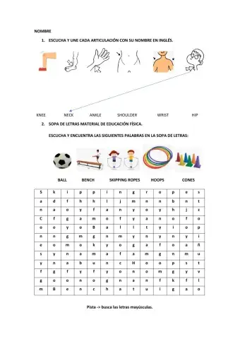 La salud a través de la EF (alimentación, higiene postural, higiene personal, etc).