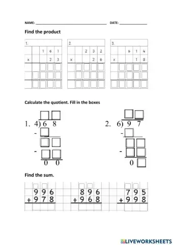 Basic Operation - Review