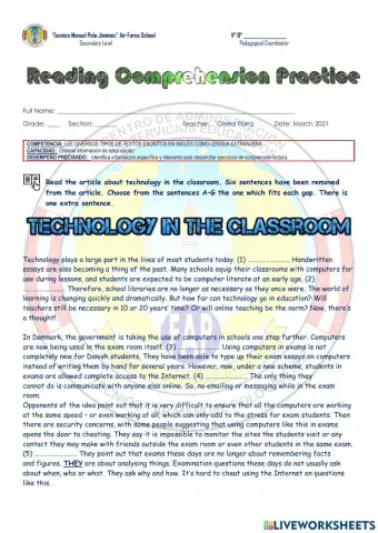 Technology in Classrooms