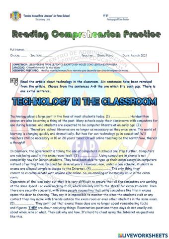 Technology in Classrooms