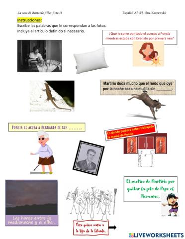 LA casa de Bernarda Alba- Acto Segundo