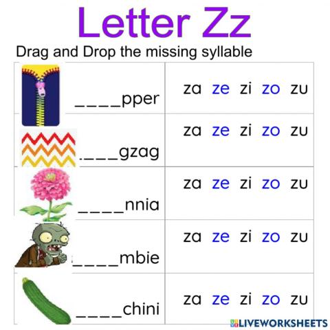 Pre-Kinder-Langugage-Syllable-Zz