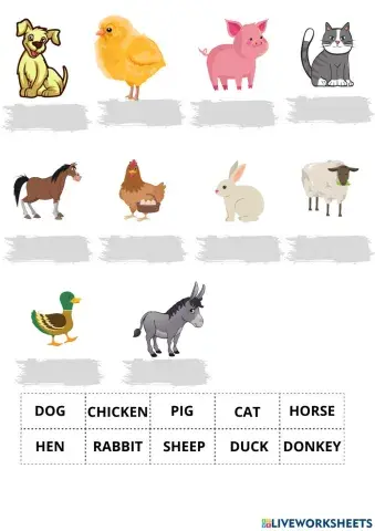 Farm animals