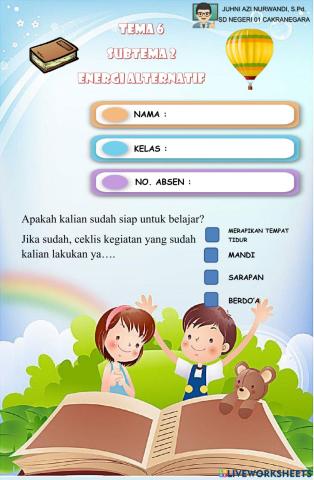 Tema6 Subtema 3 Energi Alternatif