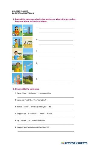 Fifth grade - Present Perfect