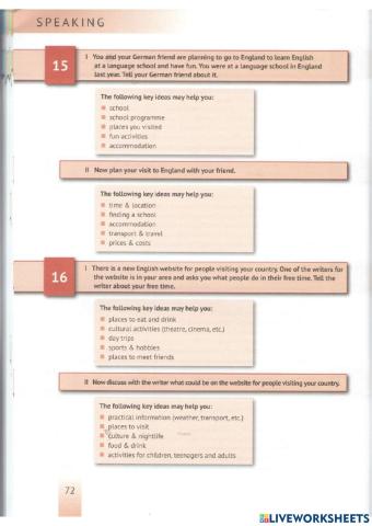 English Test Training A2 - Speaking 15-24