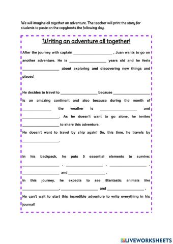 Let's have an adventure