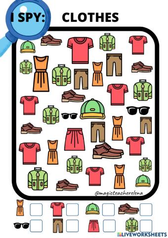 I spy - Clothes