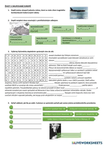 Život v okupované evropě