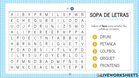 Deportes alternativos