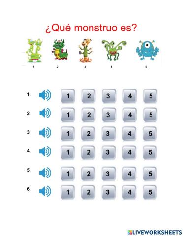 Partes del cuerpo y monstruos