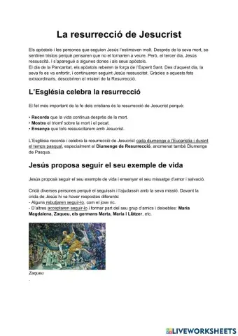 La ressurrecció de Jesús