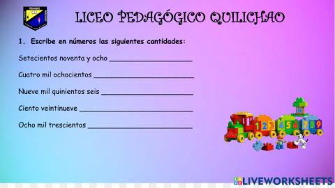 Valor Posicional de un Número