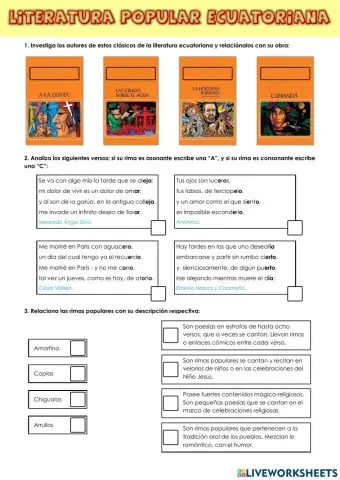 Literatura popular ecuatoriana