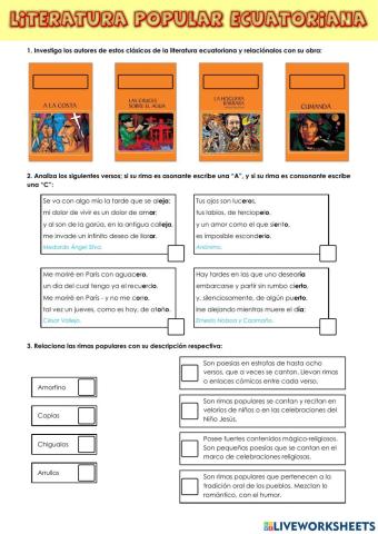 Literatura popular ecuatoriana