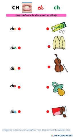 Sílabas Ch