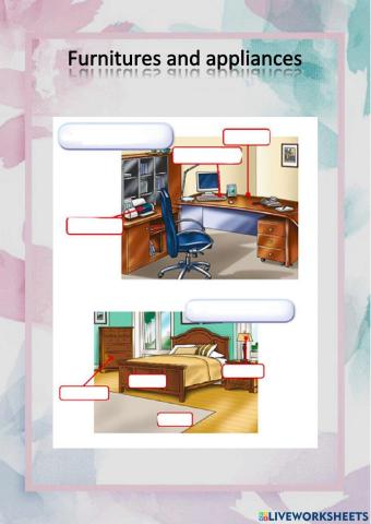 Furniture and appliances