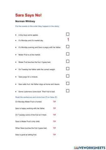 Sara says no - Norman Whitney