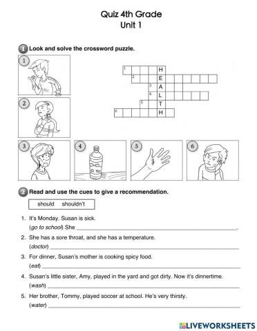 Ilness and should and shouln't