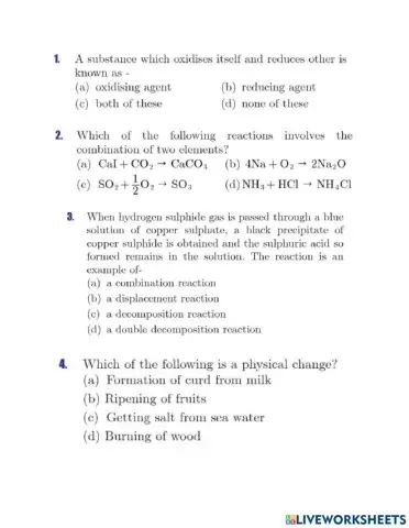 Live worksheet - chapter 1 - 20.03.2021