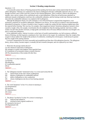 TOEFL prediction 1 (reading)