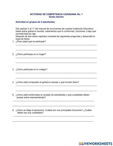 Competencia ciudadana