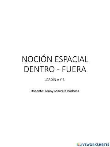 Noción adentro afuera