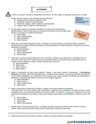 Evaluación diagnostica sociales noveno