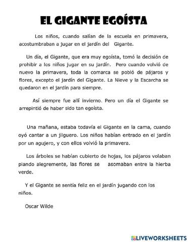 Comprensión lectora