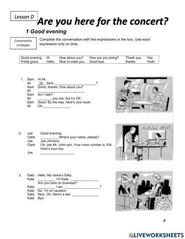 Conversation strategy