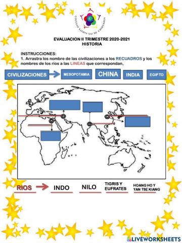 Examen 2trim Historia 6°