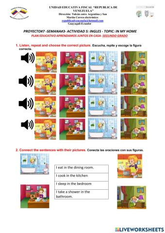 Project 7 week 2. Topic:In my house