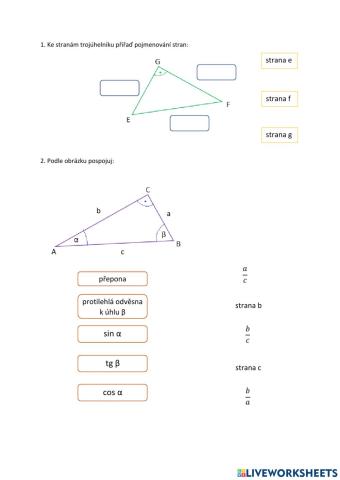 Goniometrie opakování