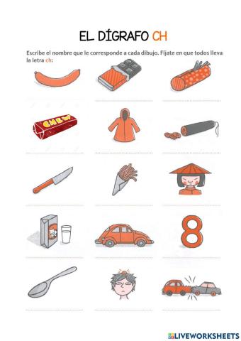 El dígrafo ch