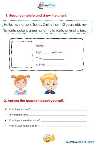 2° Quiz No. 1 - Personal Information