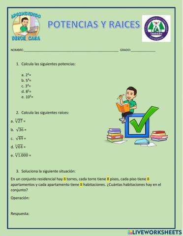 Potencias y raices