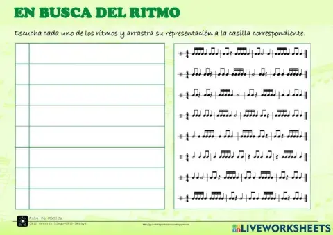 En busca del ritmo. Semicorcheas