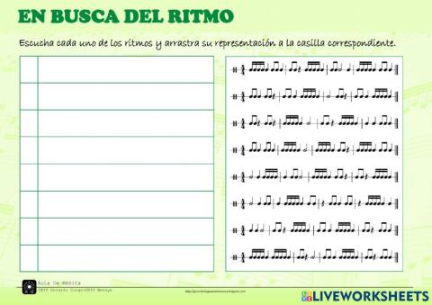 En busca del ritmo. Semicorcheas