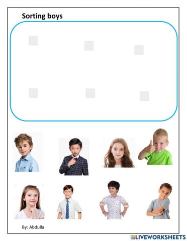 Sorting boys