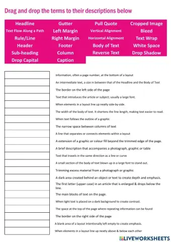 DTP - Terminology structured sort