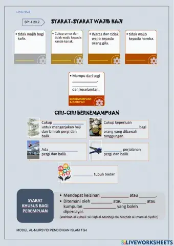 Lws syarat wajib haji