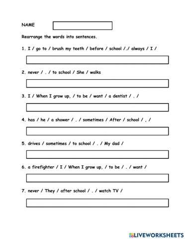 Year 3 Module 2 - Every day