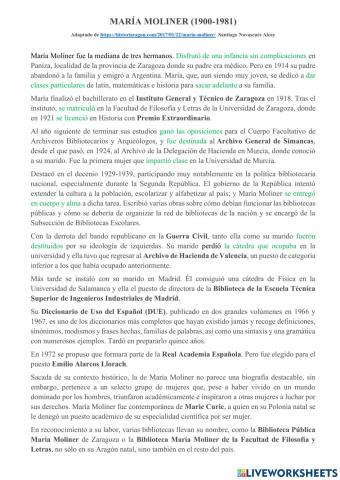 ALCE C1 CE María Moliner