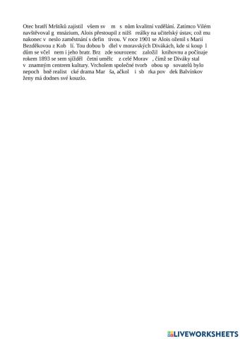 Pravopisné cvičení