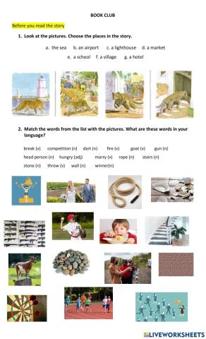 Book Club - Before you read