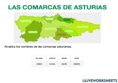 Comarcas de asturias