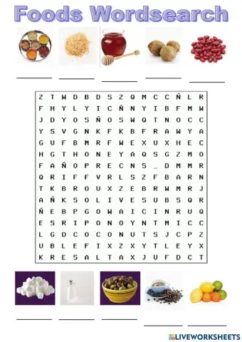 Food wordsearch tiger 6 macmillan
