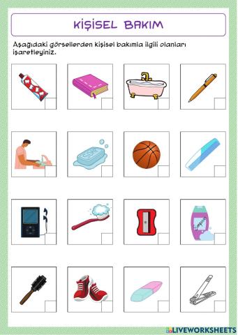 Hayat bilgisi-kişisel bakım