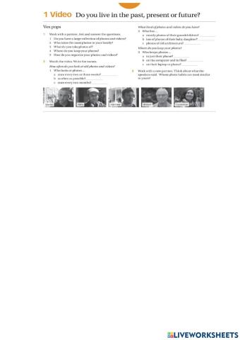 Do you live in the past , present or future