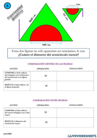 Proporcionalidad geométrica 4